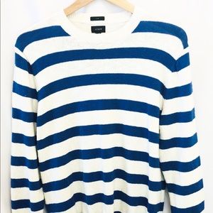 J. CREW Men’s Med. Slim Striped Crew Neck Sweater